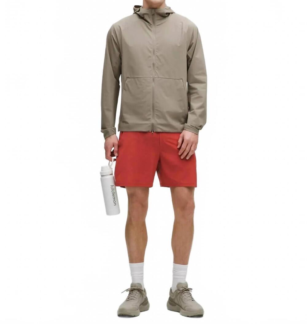 NEW LULULEMON pace breaker 7" shorts in dare devil